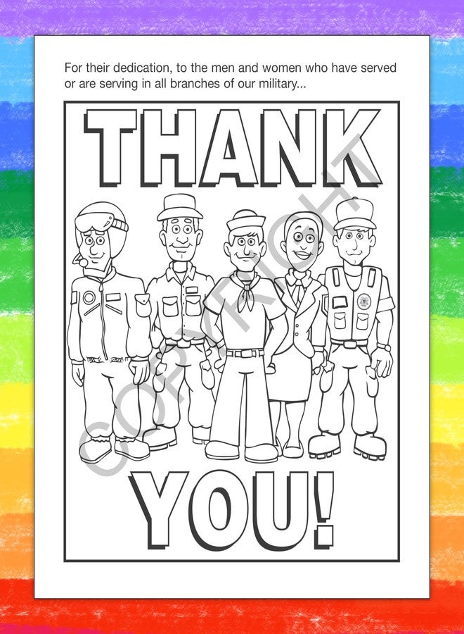 ZOCO - Patriotic Coloring & Activity Books for Kids (50 Bulk Pack, Without Crayons) - American Heroes Theme for 4th of July, Veterans Day & Military Events - Image 5